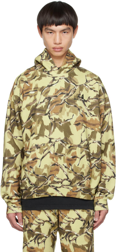 Awake NY Green Camo Hoodie Cover