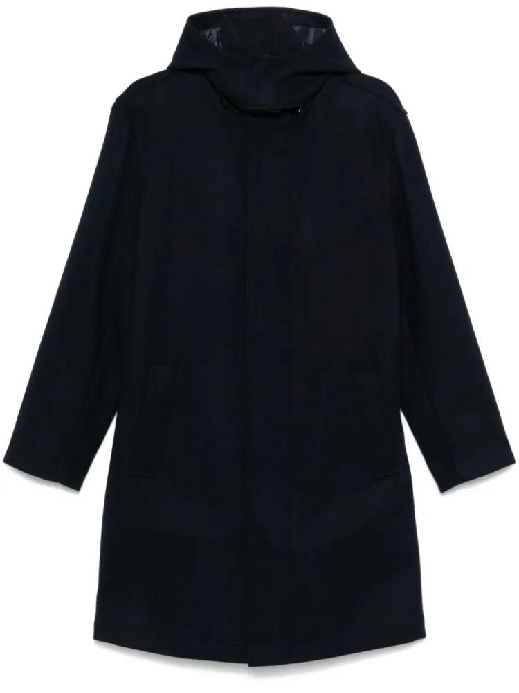 Boggi Milano hooded coat - Blue Cover