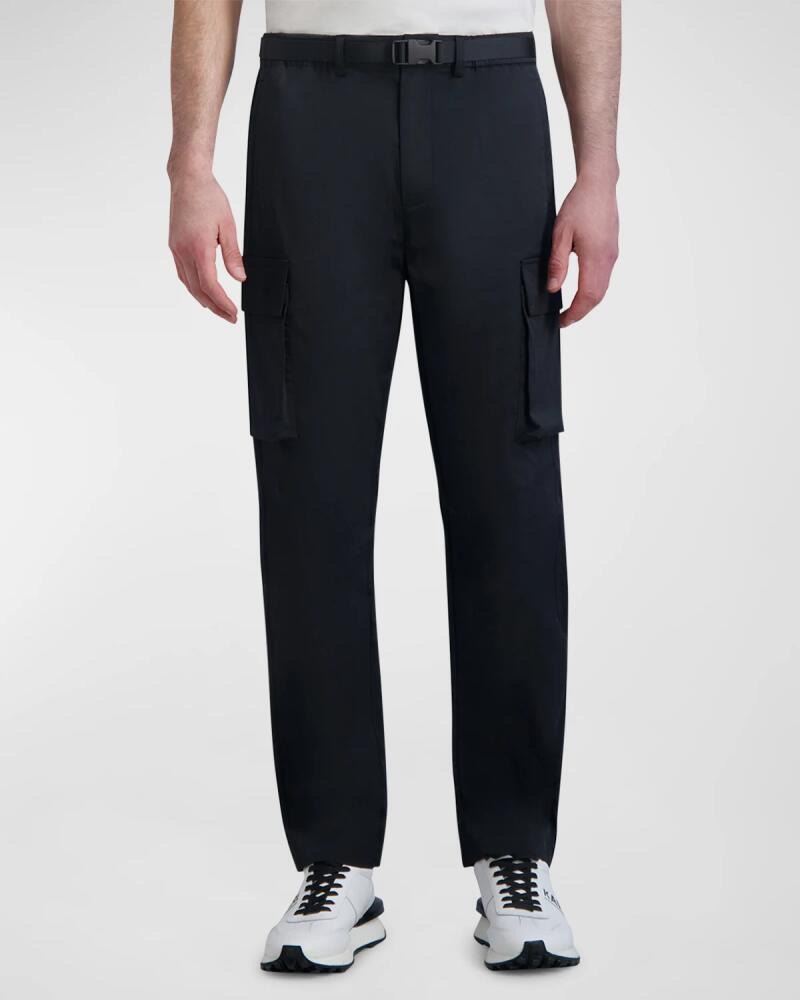 Karl Lagerfeld Paris Men's Belted Cargo Trousers Cover