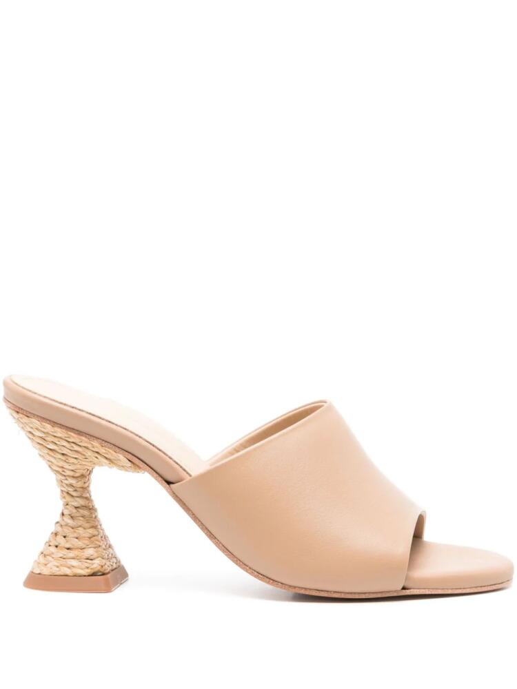 Paloma Barceló 90mm leather mules - Neutrals Cover