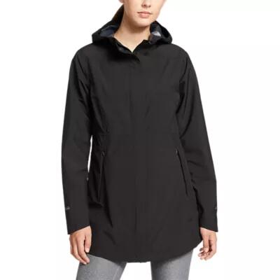 Eddie Bauer Women's RIPPAC Stretch Rain Parka Cover