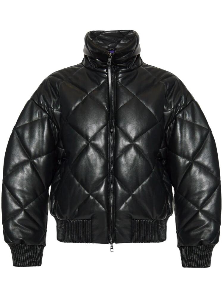 Emporio Armani quilted puffer jacket - Black Cover