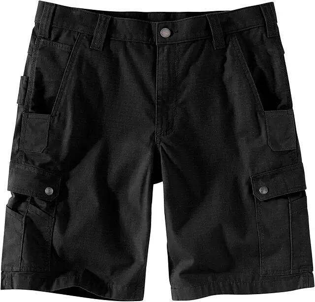 Carhartt Rugged Flex Relaxed Fit Ripstop Cargo Work Shorts (Black) Men's Shorts Cover