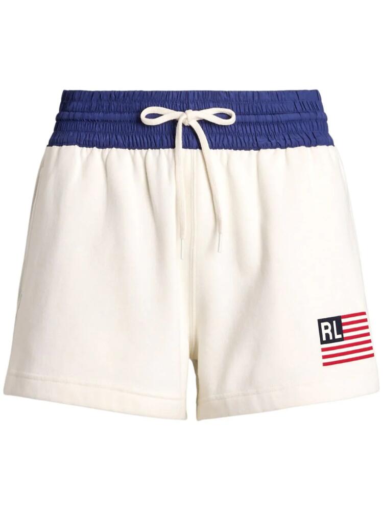 Polo Ralph Lauren logo-print shorts - White Cover