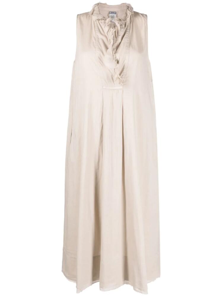 Kristensen Du Nord frayed-edge sleeveless dress - Neutrals Cover