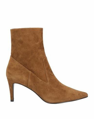 Bibi Lou Woman Ankle boots Camel Leather Cover