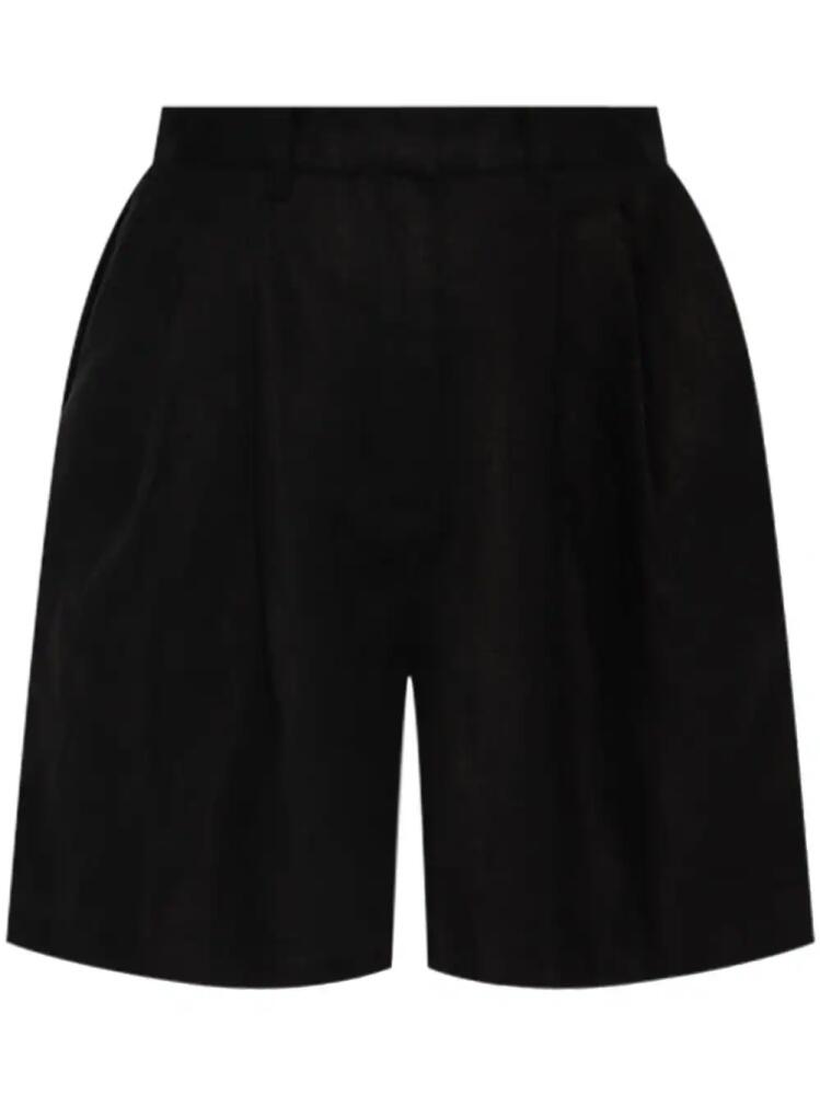 Posse Marcello linen shorts - Black Cover