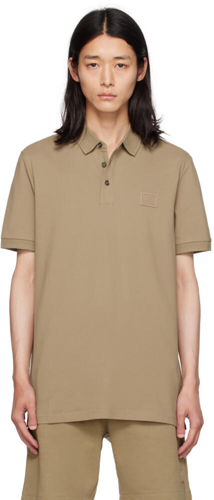 Hugo Brown Patch Polo Cover