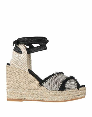 Espadrilles Woman Espadrilles Black Textile fibers Cover