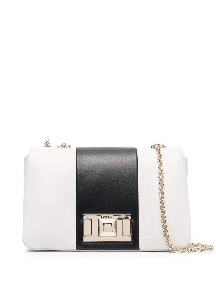 Furla Lulu mini leather shoulder bag - Neutrals Cover