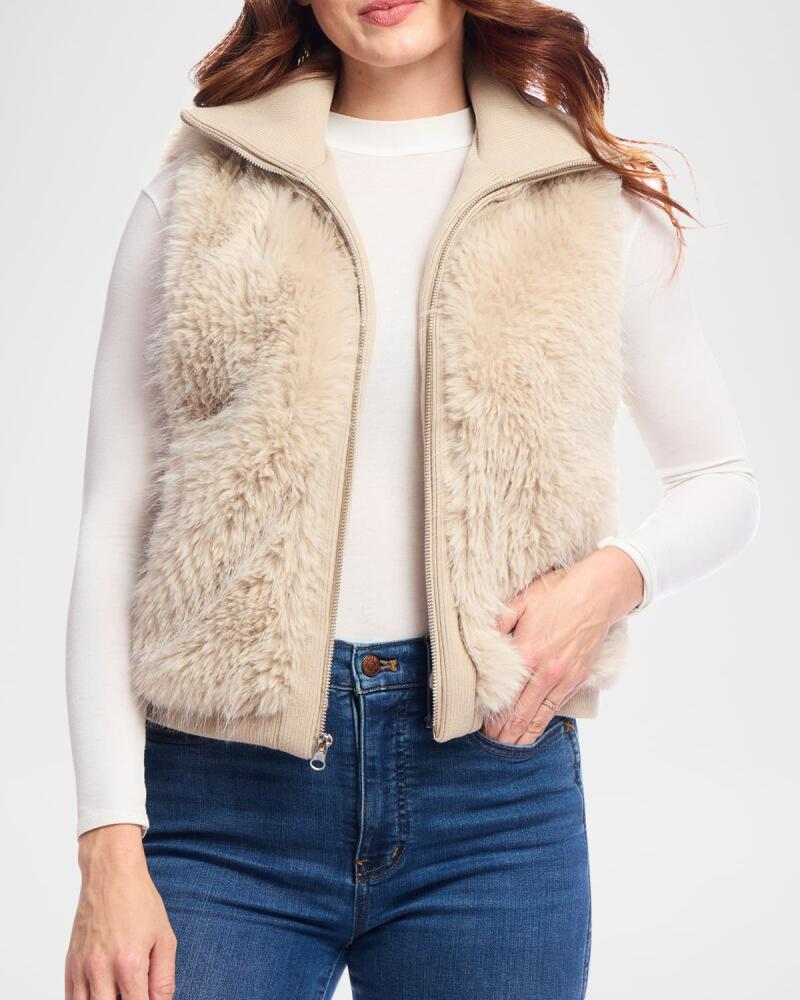 Fabulous Furs Parkside Zip Faux Fur Vest Cover