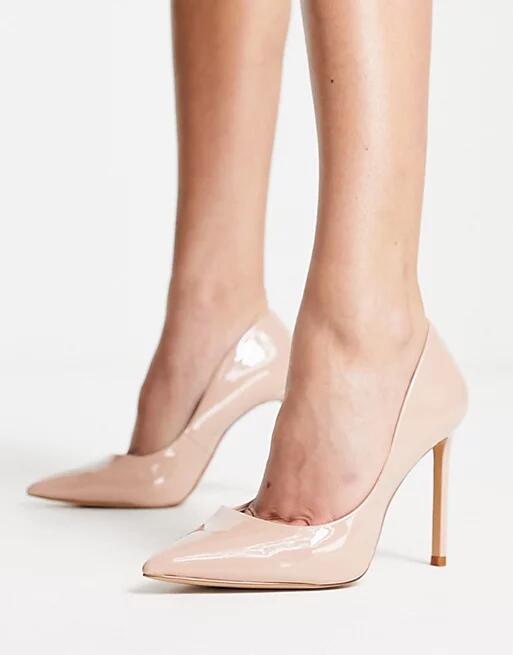 ALDO Stessy 2.0 embellished heeled pumps in beige-Neutral Cover