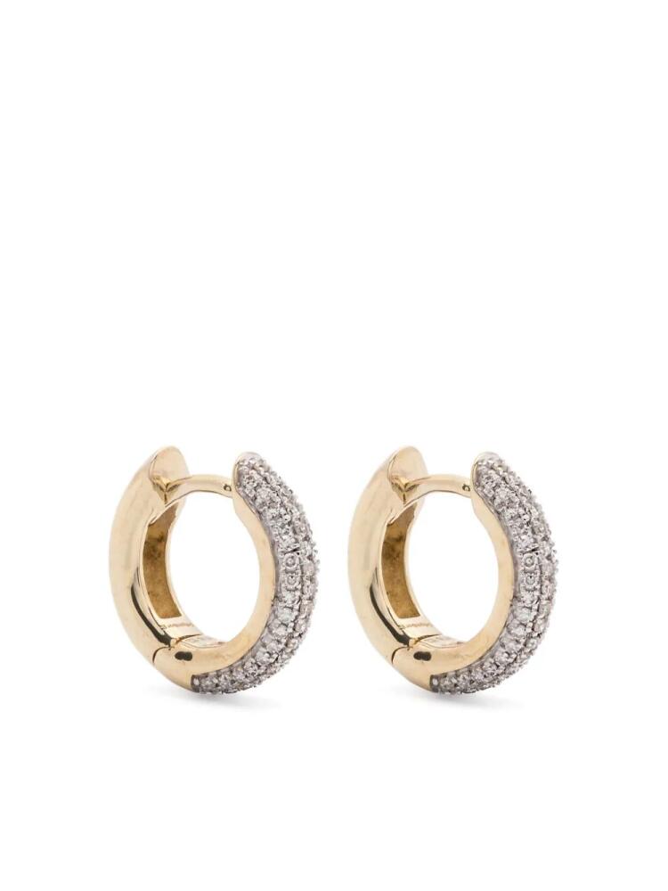 Otiumberg 9kt yellow gold Quotidian diamond earrings Cover