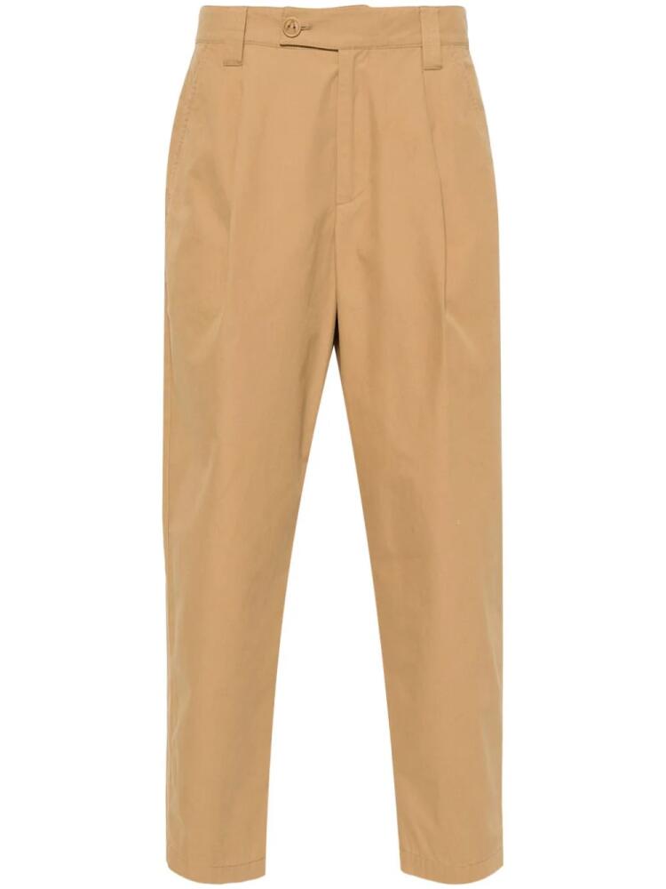 A.P.C. Renato tapered cotton trousers - Neutrals Cover