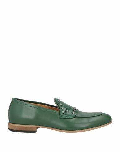 Mich Simon Man Loafers Green Calfskin Cover