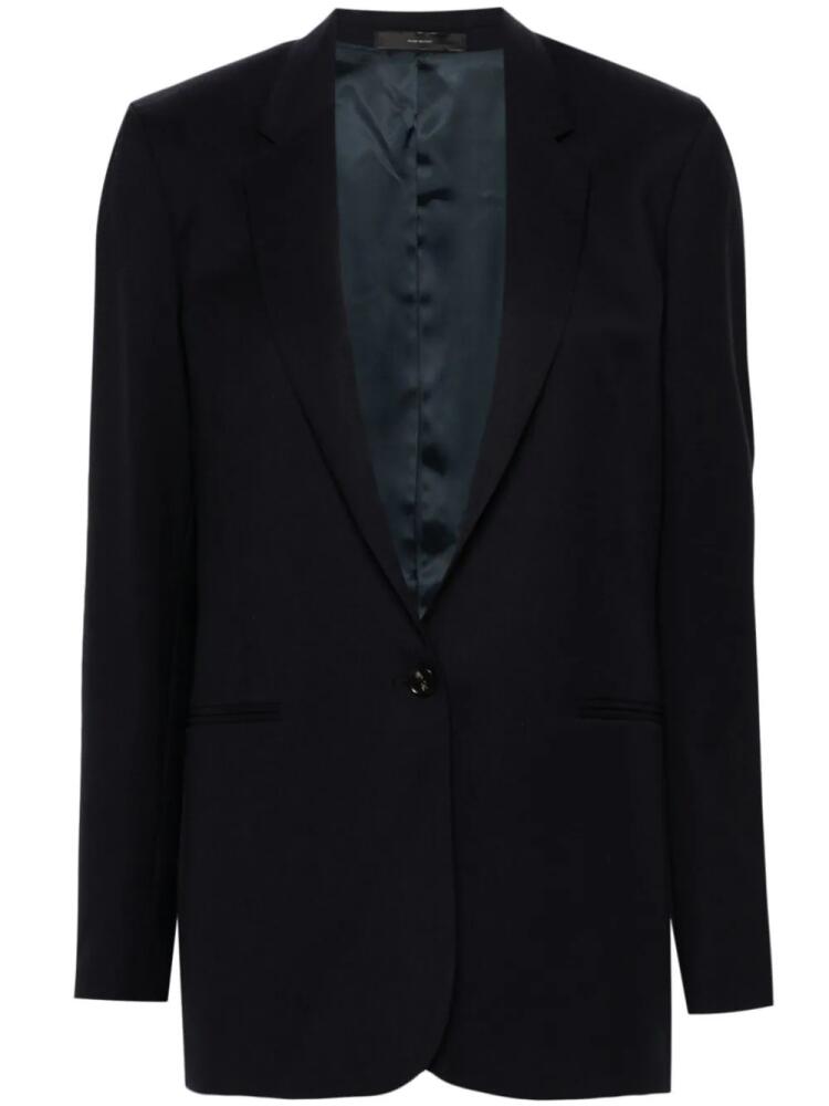 Paul Smith single-breasted wool blazer - Blue Cover