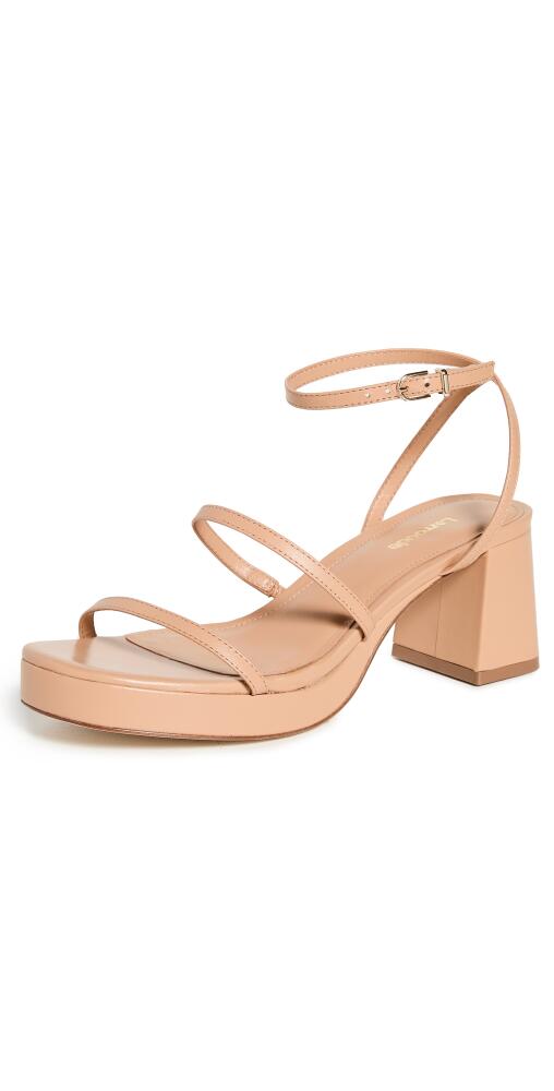 Larroude Gio Sandals Tan Cover