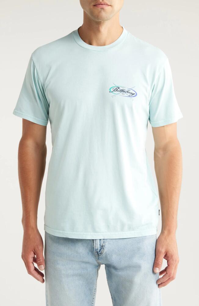 Billabong Crossboards Cotton Graphic T-Shirt in Coastal Cover