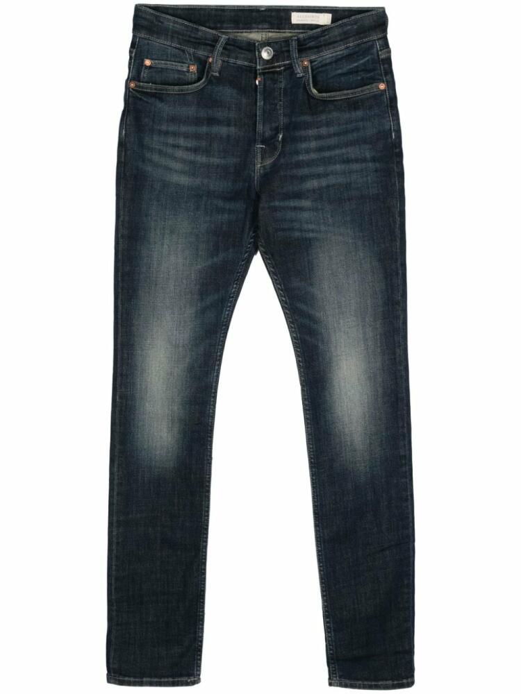 AllSaints Cigarette mid-rise skinny jeans - Blue Cover