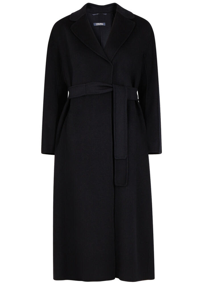 S Max Mara Esturia Wool Felt Coat - Navy Cover