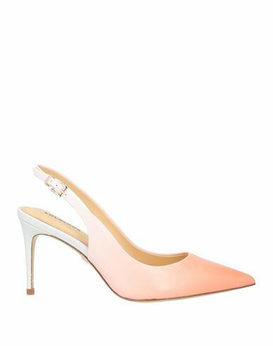 Lola Cruz Woman Pumps Blush Leather Cover