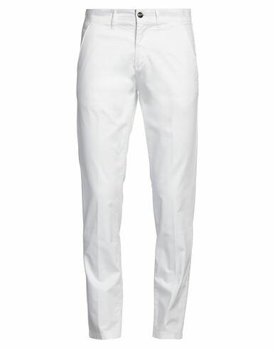 Herman & Sons Man Pants White Cotton, Elastane Cover