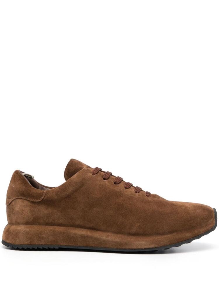 Officine Creative Race low-top leather sneakers - Brown Cover