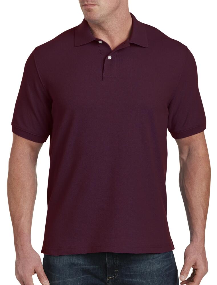 Harbor Bay by DXL Piqué Polo Shirt in Fig Cover