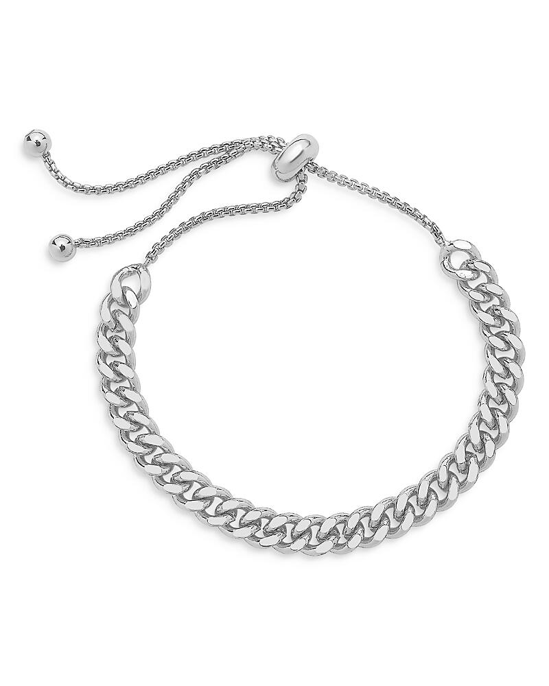 Sterling Forever Bolo Curb Chain Bracelet Cover