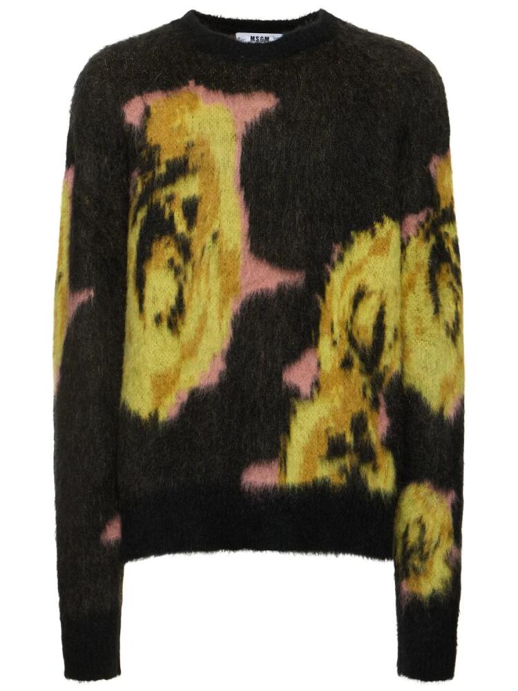 MSGM Macro Pixel Brushed Knit Sweater Cover