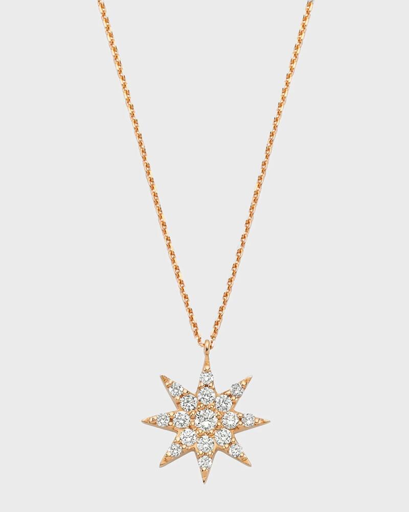 BeeGoddess Venus Star 14k Diamond Pendant Necklace Cover