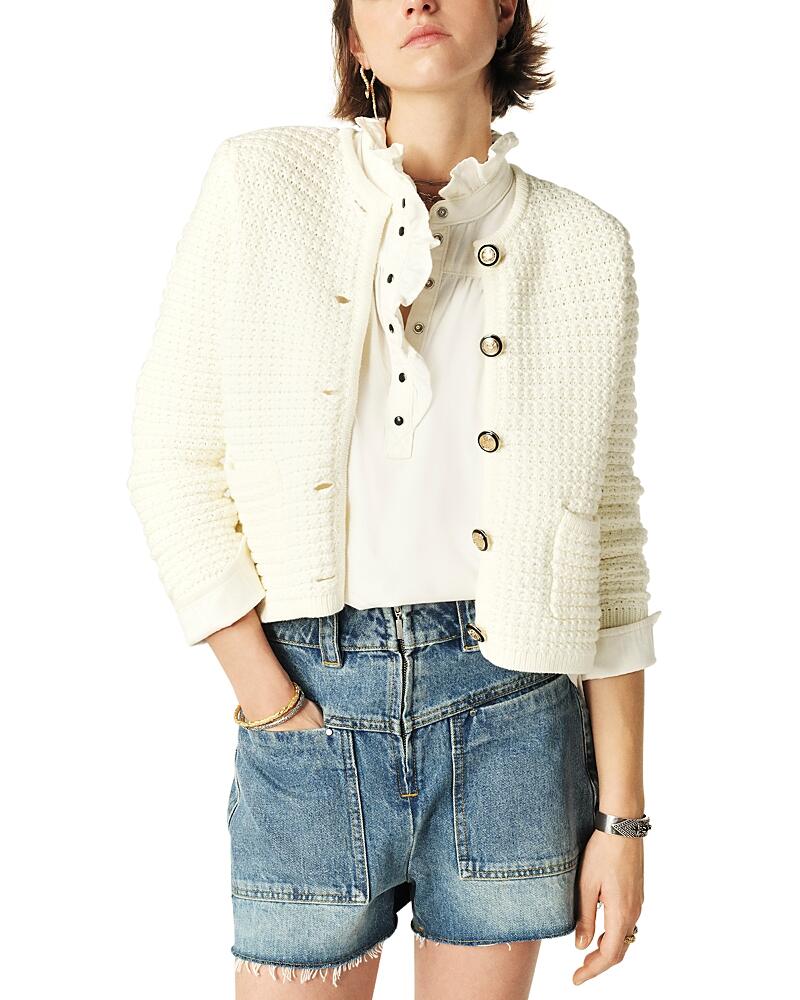 ba & sh Gaspard Crewneck Cardigan Sweater Cover