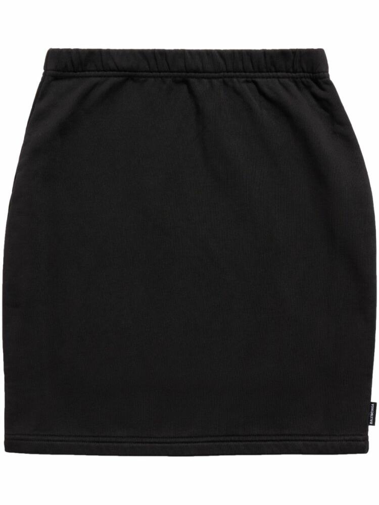 Balenciaga cotton mini skirt - Black Cover