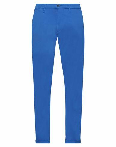 Re_hash Man Pants Bright blue Cotton, Elastane Cover