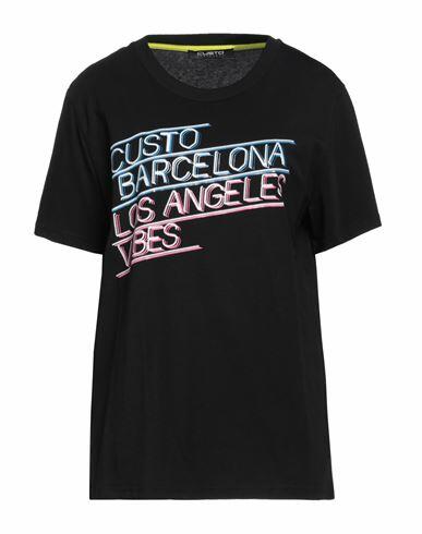 Custo Barcelona Woman T-shirt Black Cotton Cover