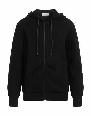 Off-white Man Sweatshirt Black Cotton, Viscose, Polyester Cover