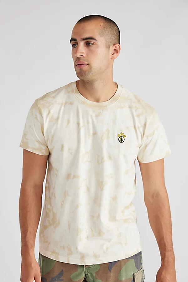 Katin Kamelo Embroidered Tee in Aluminum Tie Dye Cover