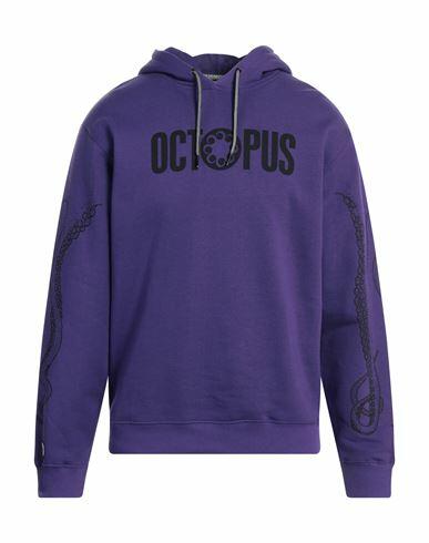 Octopus Man Sweatshirt Purple Cotton Cover