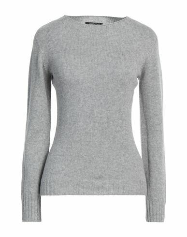 Aragona Woman Sweater Grey Wool, Cashmere Cover