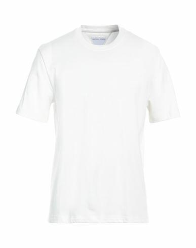 Bottega Veneta Man T-shirt Ivory Cotton Cover