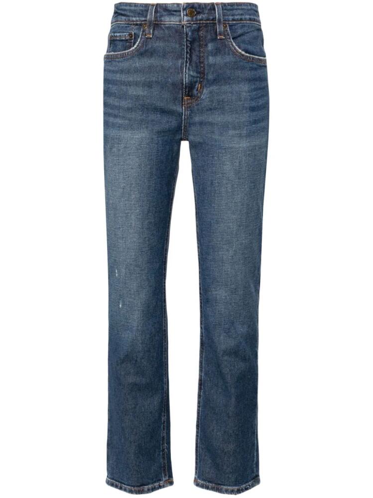 Lauren Ralph Lauren slim-leg cotton cropped jeans - Blue Cover