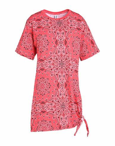 Moschino Woman Cover-up Tomato red Cotton, Elastane Cover