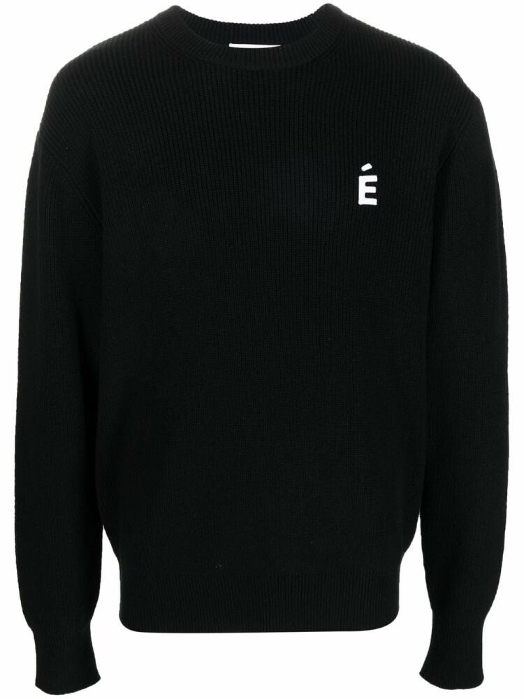 Etudes Boris logo-patch sweatshirt - Black Cover