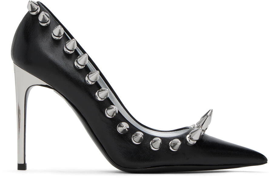 Moschino Black Spikes Heels Cover