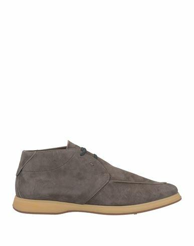 Andrea Ventura Firenze Man Ankle boots Grey Soft Leather Cover