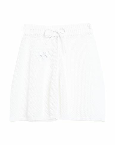 Gentryportofino Woman Shorts & Bermuda Shorts White Cotton, Polyamide Cover