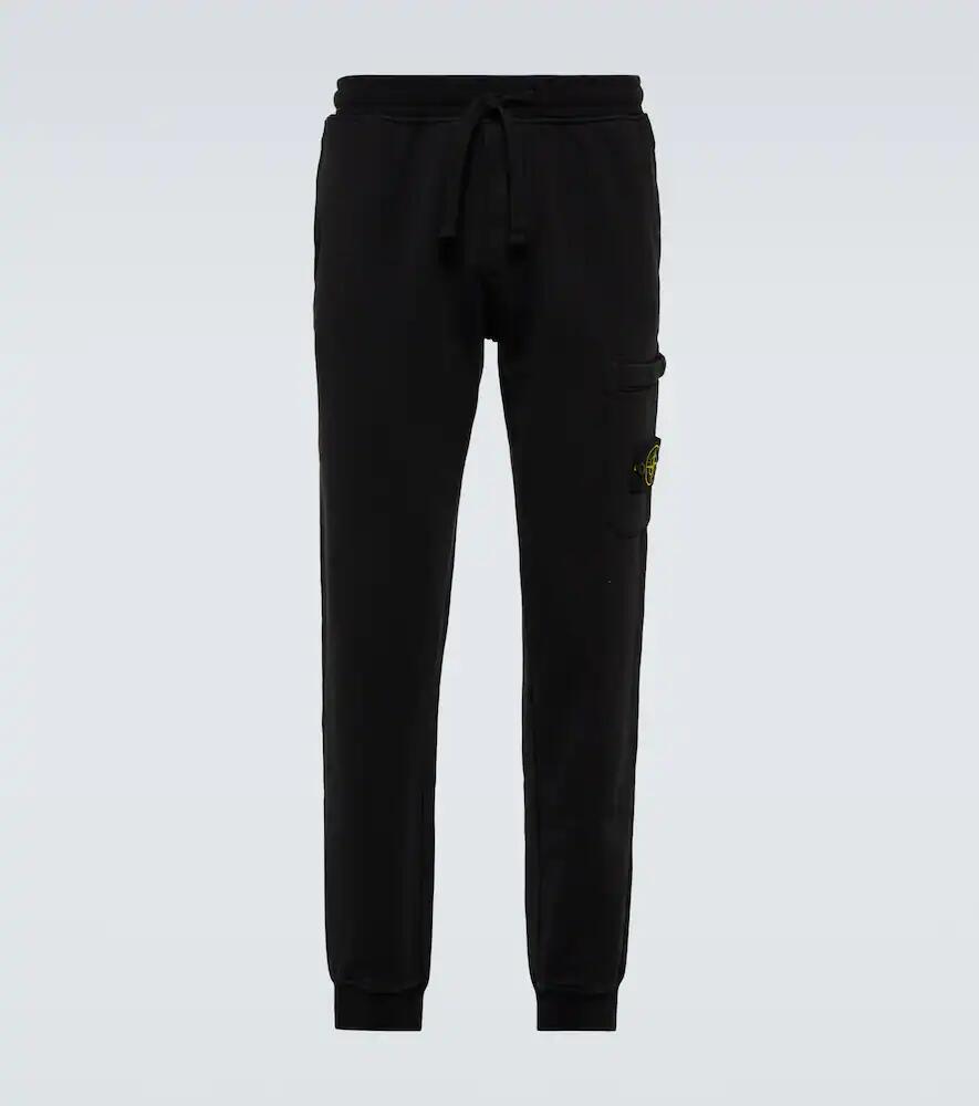 Stone Island Compass cotton fleece sweatpants Cover