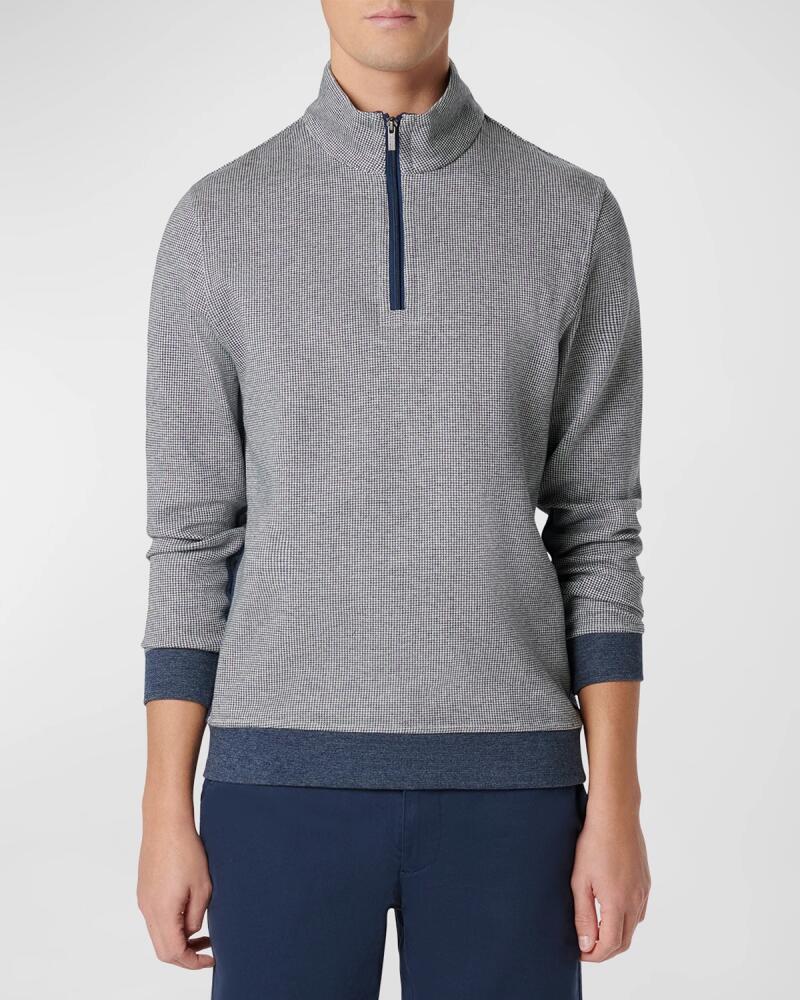 Bugatchi Men's Knit Quarter-Zip Sweater Cover