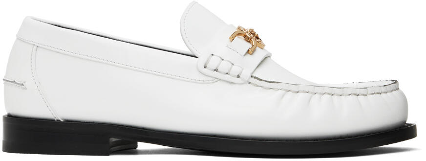 Versace White Medusa '95 Loafers Cover