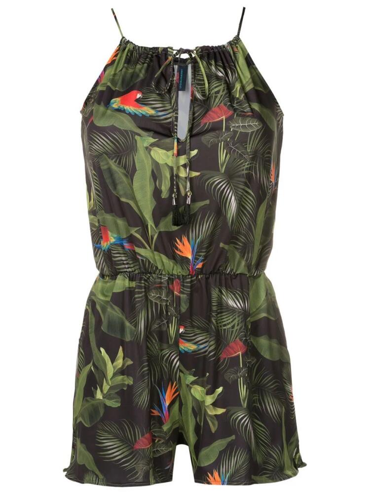 Lygia & Nanny Laya botanical-print playsuit - Black Cover